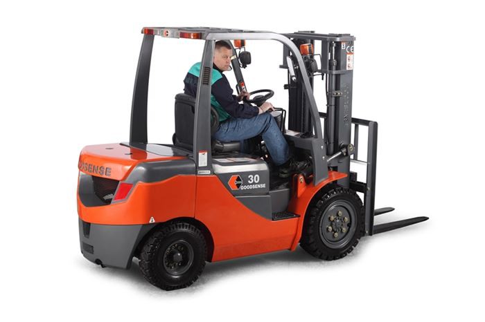 diesel 3 Ton forklift with operator